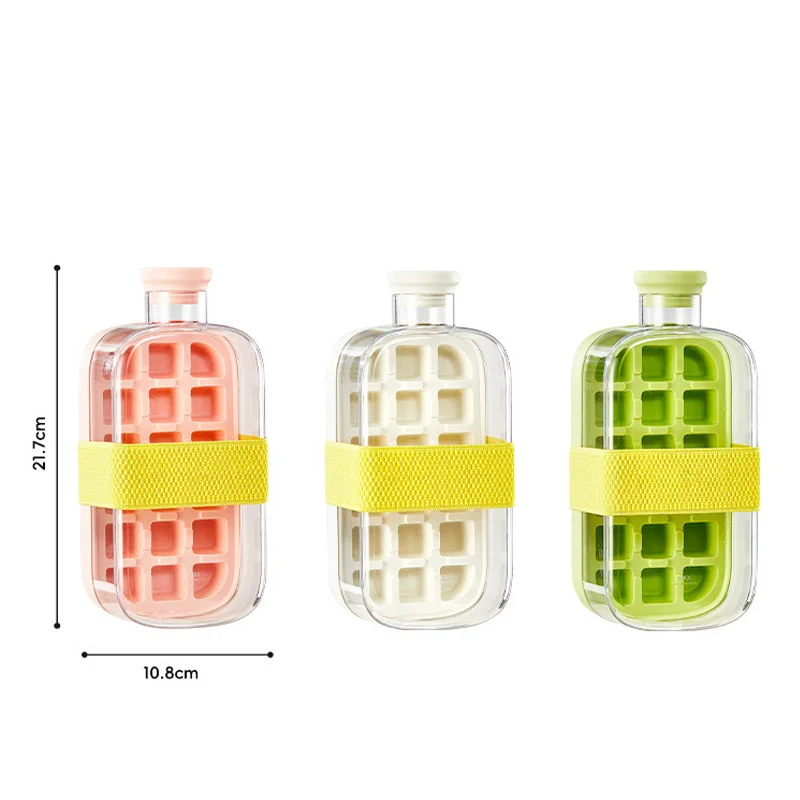 Silicone Ice Cube Kettle Outdoor Straw Cup Summer Beverage Cup Bar Ice Making Tool Mold Kitchen Refrigerator Accessories