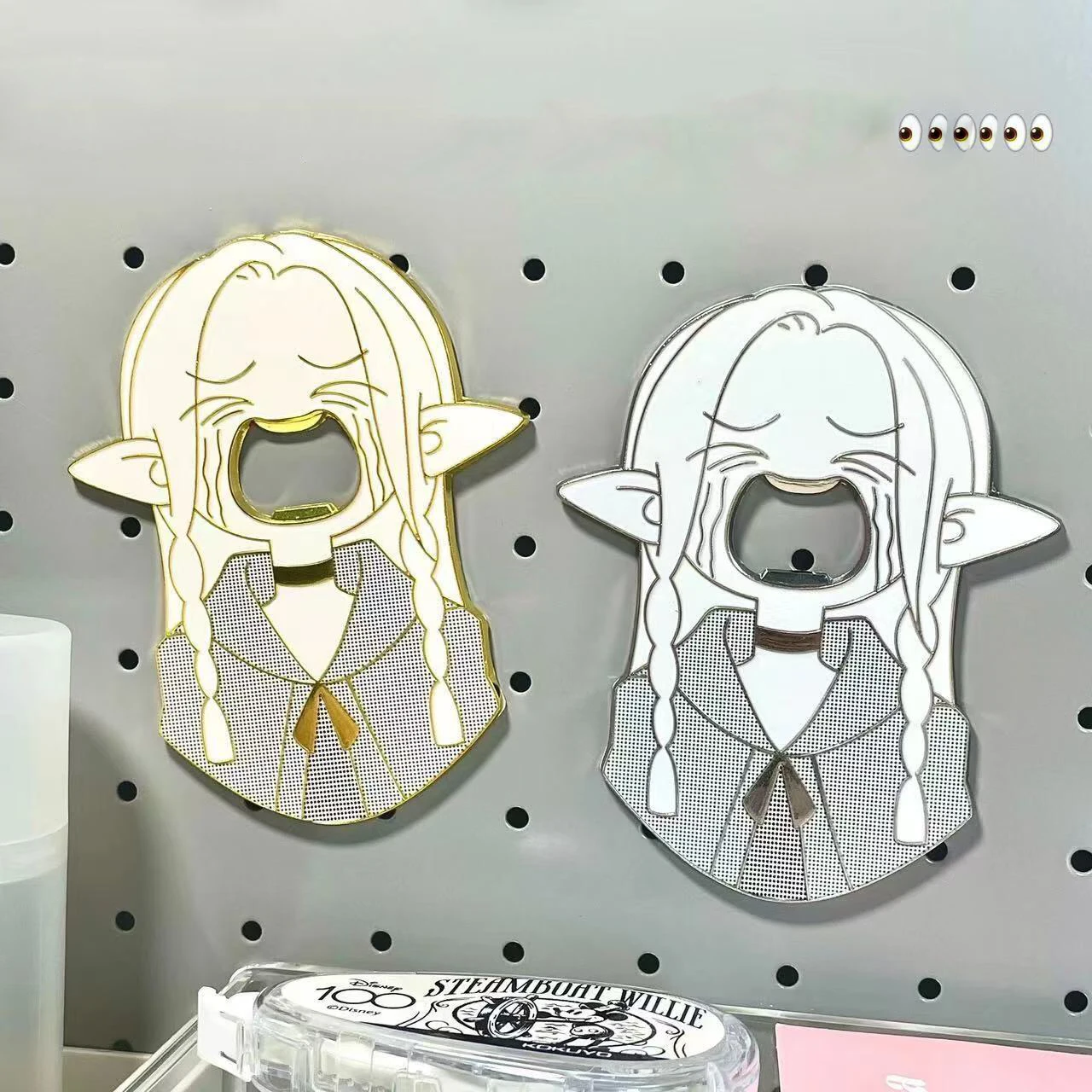 Anime Marushiru Ridge Magnets Kawaii Laughing Marcille Donato Bottle Opener Delicious in Dungeon Fans Collection New Year Gifts