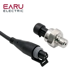 Sensor transmissor de pressão, dc5v g1/4, transdutor 1.2 mpa 174 psi para água, gás, óleo de combustível, carro, interruptor de aço inoxidável