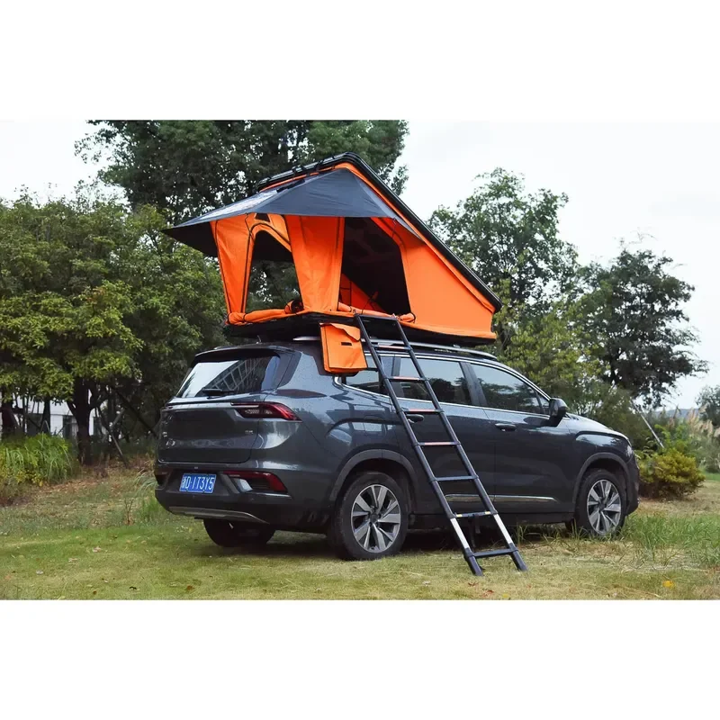 Factory Price Light Weight Hard Shell Roof Top Tent With Annex for Car Rooftop Tent Aluminum Camping Car Roof Tent