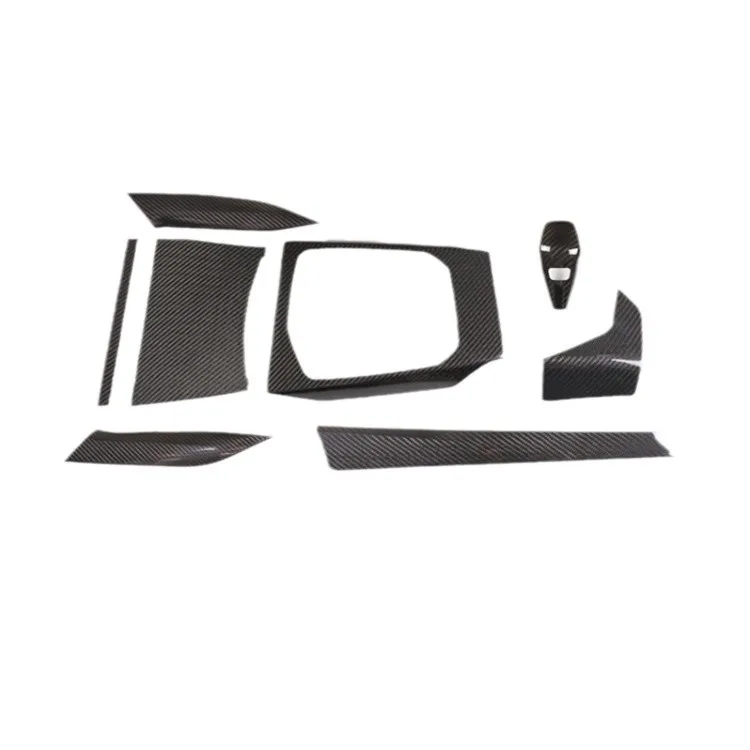 

Suitable for 20-21 BMW 3 Series true carbon fiber central control instrument panel interior 8-piece set modified G20 G28