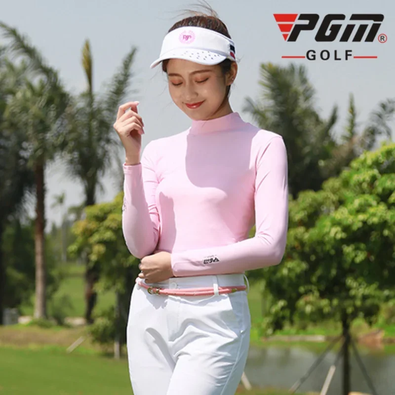 PGM golf ice Silk bottom coat shading sunscreen long-sleeved T-shirt ice silk bottom shirt summer ultra-thin cool money YF001