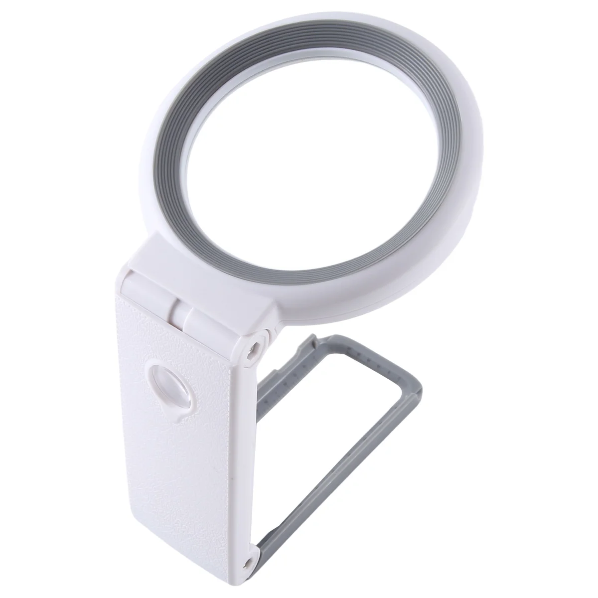 ABFKW Magnifying Glass with Light and Stand, 30 x 10 x Foldable Reading Magnifier with 18 LED Light, for Seniors, Jewellers
