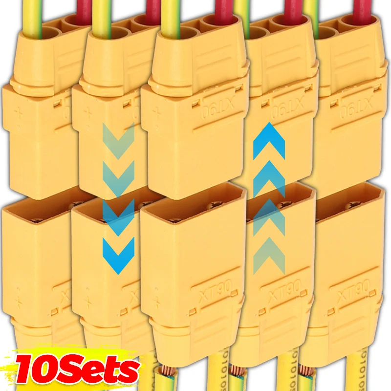 

XT90 Battery Connector Male Female Bullet Connector Plug Home Welding Terminal Connector For Lithium Polymer Battery Accessories