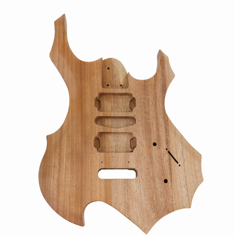 Blank Guitar Body Unpainted Sanded Wood Core HSH Pickup Routes for Custom Wiring & Finish Your Own Dream Guitar