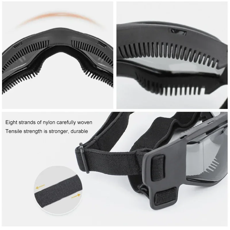 Dog Sunglasses Anti-UV Goggles Adjustable Strap for Dogs Accessories for Small Dog Puppy Outdoor Riding Driving Glasses Supplies