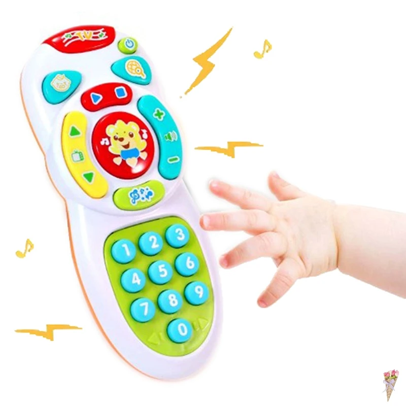 Baby Toys Music Mobile Phone TV Remote Control Early Educational Toys Electric Learning Machine Toy Gifts