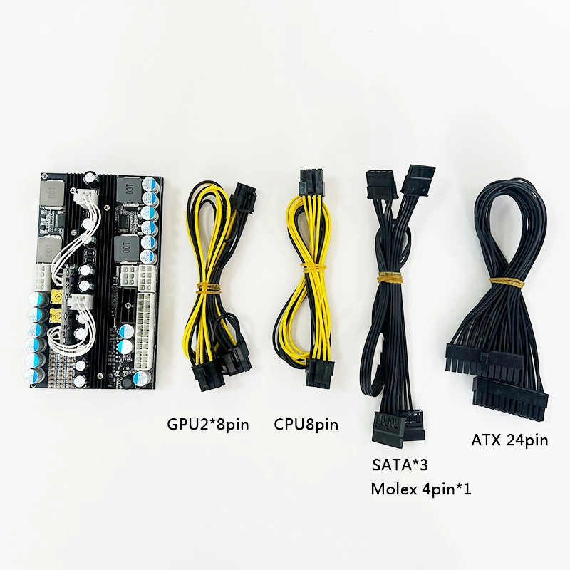 ノートブックアダプター用車両マウント産業用コンピューター電源,高出力,19v,500w,DC-ATX