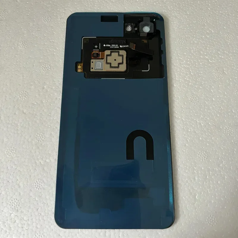 Carcaça traseira para google pixel 3 3xl, capa traseira com lente de câmera, cabo flexível de vidro com impressão digital, porta traseira, substituição