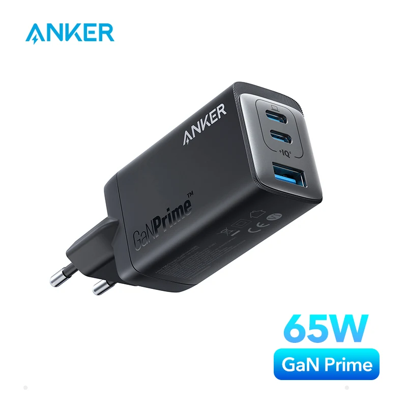 Anker 735 Charger 65W GaN Charger GaNPrime Fast USB Type C Charger Phone Charger Fast Charge Charger Type C For iphone 15/15 pro