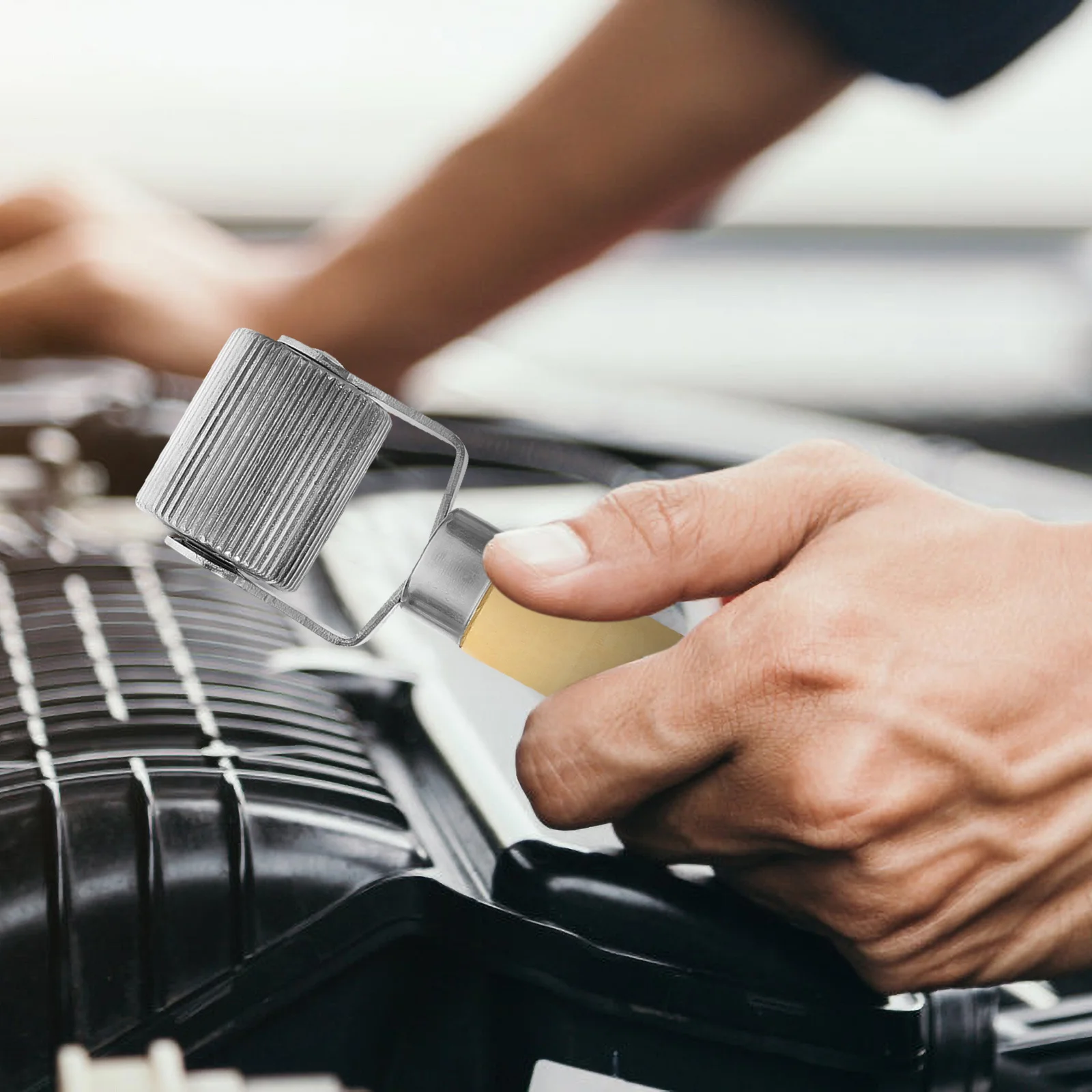 

4Pcs Car Tire Repair Tools Sound Deadening Rollers Durable Metal Hand Rollers for Auto Noise Reduction Sound Deadener Tool