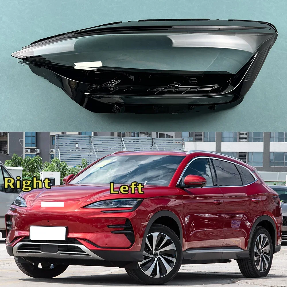 

Clear Lampshade For BYD Song Plus 2022 2023 Headlamp Lights Shell Plexiglass Headlight Cover Left and Right Automotive Lamps Car