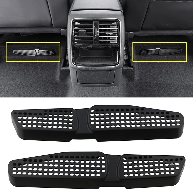 Car Air Vent Cover For Audi A3 8V 8Y SKODA Octavia 3 5E Seat Leon MK3 VW Golf 7 MK7 MK8 Rear Seat Air Conditioning Outlet Cover