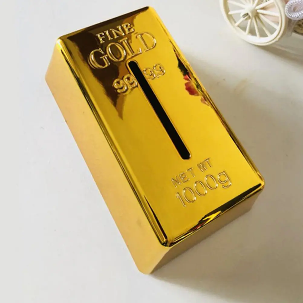 Premium Plastic Gold Bar Tissue Box Compact Smooth Extraction Design Multi-Purpose Napkin Case for Living Room Bedroom Bathroom