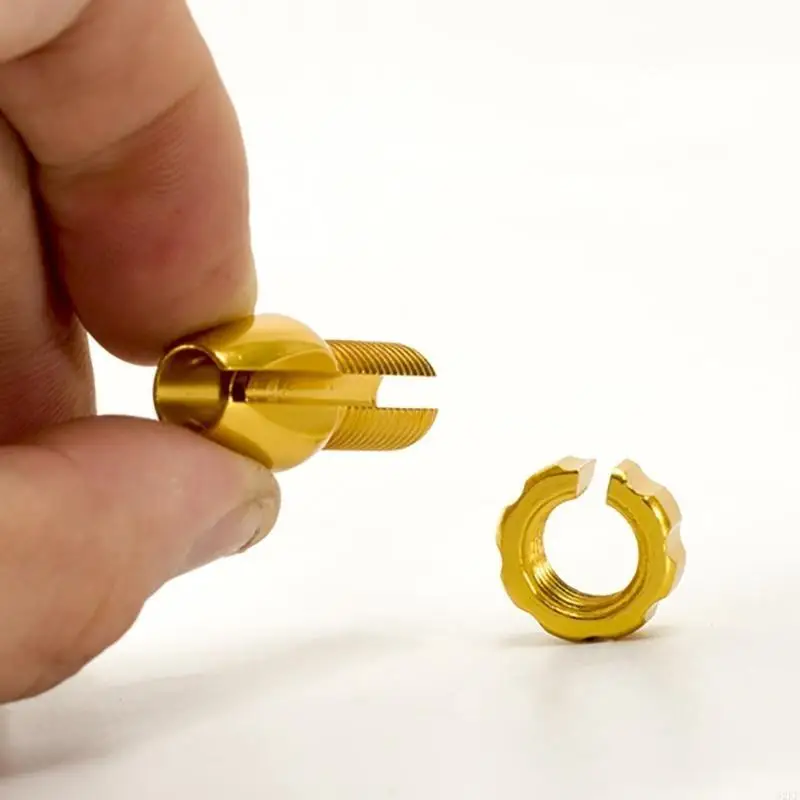 

62KF 2Pcs Aluminum Alloys 10mm Brake Levers Barrels Handle Levers Adjusting Screw Fasteners