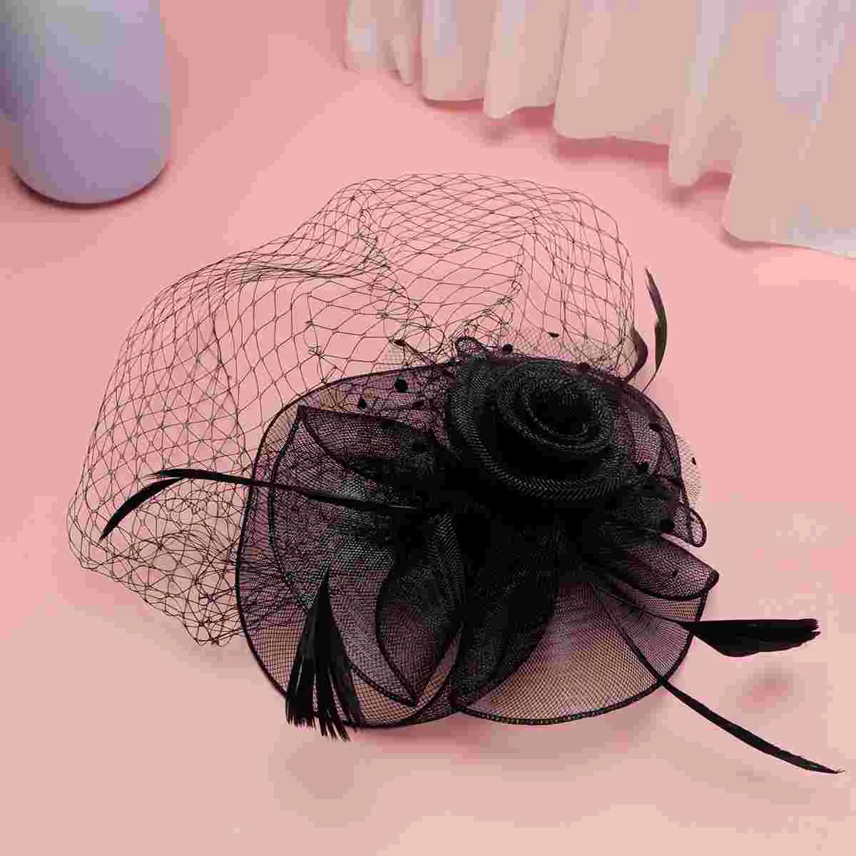 Performance Headdress Party Headwear Net Wedding Hair Accessories European and American Miss Claw Clips