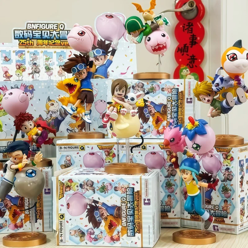 

Digimon Adventure 25th Anniversary Yagami Taichi Anime Figure Blind Box Childhood Series Balloon Collectible Model Toy
