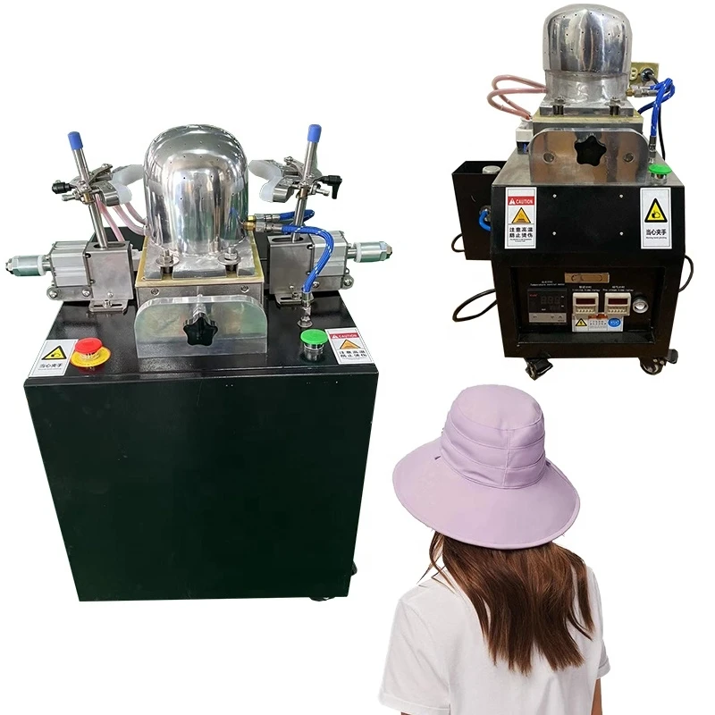 Automation Cap Ironing Machine Single Head Steam Hat Ironing Machine For Baseball Hat Making Machine