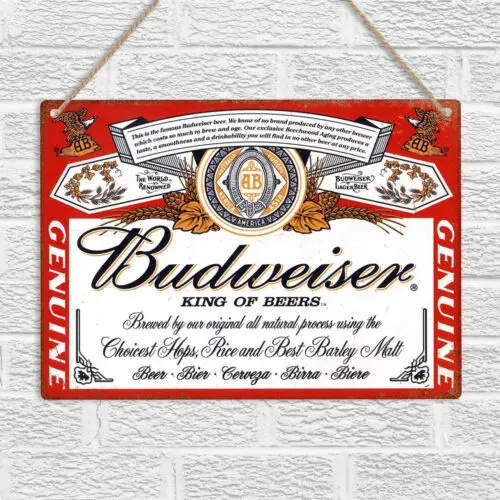 Label Vintage Retro Style Metal Tin Sign Plaque Beer Bar Pub Man Cave-Aluminum