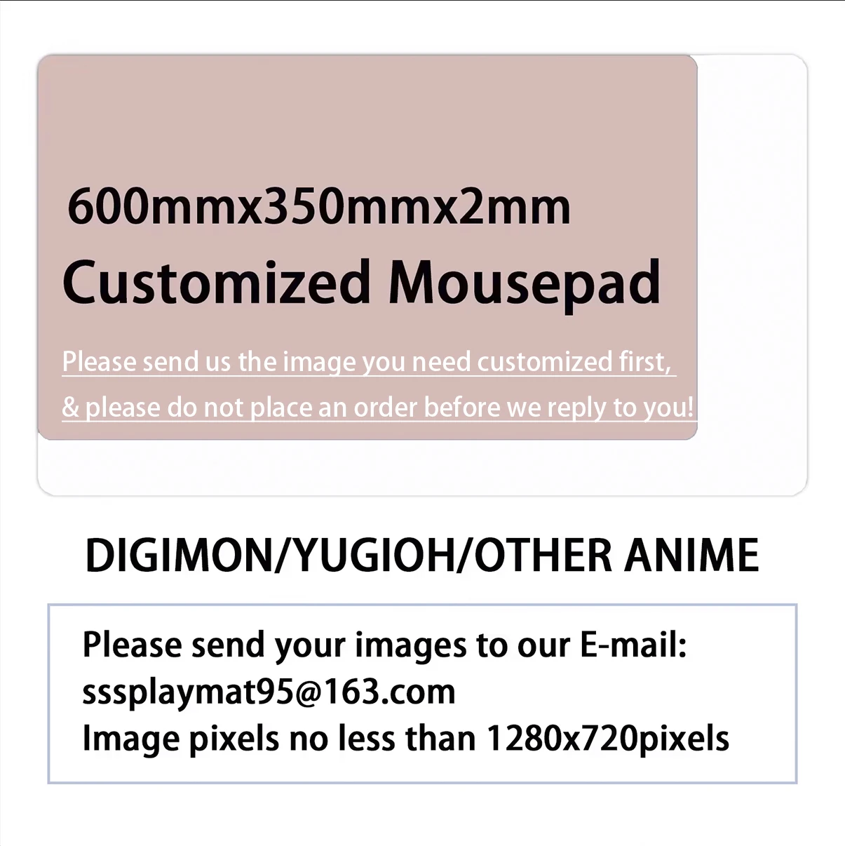 YUGIOH DIGIMON Mat  Anime Mouse Pad 600x35mx2mm Board Game Pad Laptop Keyboard Pad Large Mousepad Rubber Mousepad Free Bag