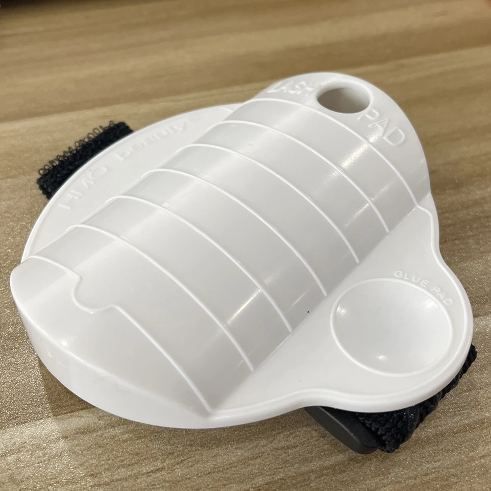 

Glued Eyelash Board Tray Organizer Automatic Eyelashes White Acrylic Extension Supplies