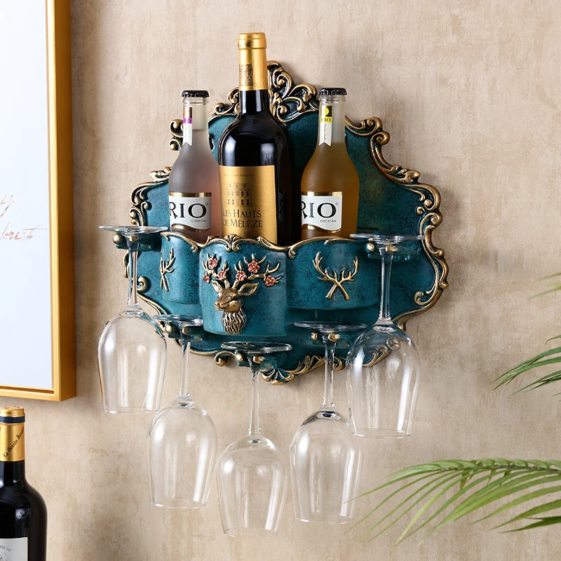  Wall Adornment Gastronomy Scene Vino System Fashionable Mounted Liquor Lattice Graceful Bottle Enclosure