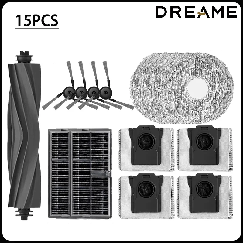 For MOVA P50 Ultra / P50 Pro Ultra Complete Vacuum Cleaner Accessories Main Side Brush HEPA Filter Mop Cloths Dust Bag