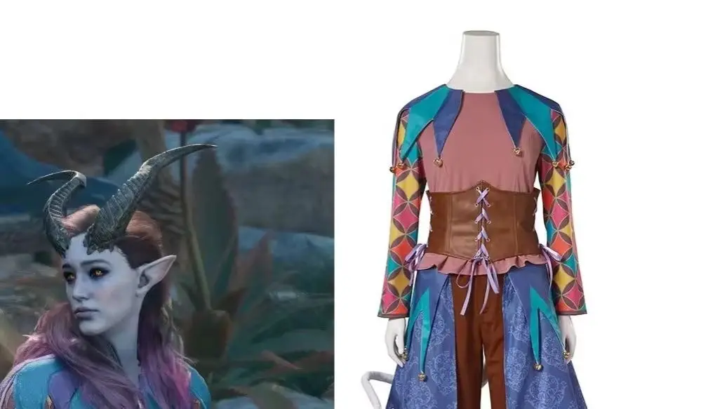 

Game Gate ALFIRA Costume Women's Top Pants with Accessories Halloween Carnival Joker Outfit Tail
