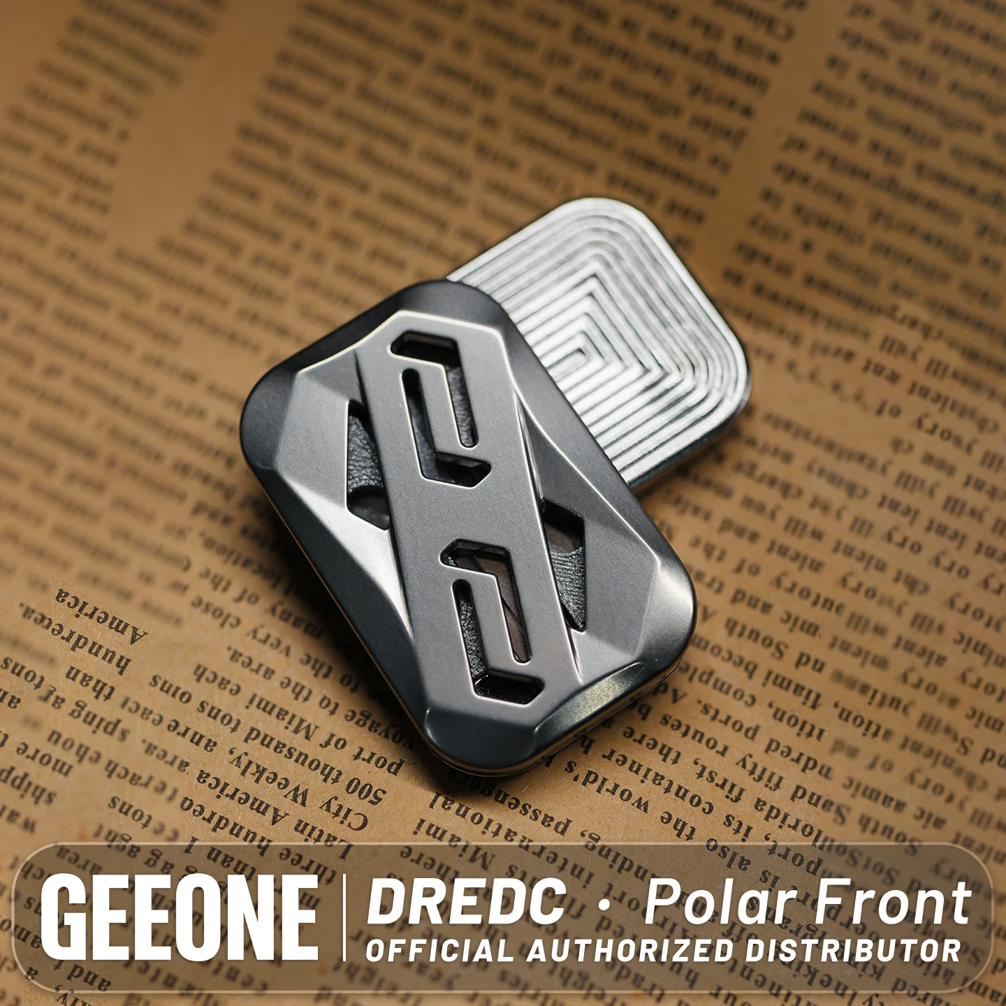 DR EDC Polar Front Slider Unlimited Pushing Slider Titanium Stress Relief Toy Anxiety Relief Gadgets EDC Pocket Toy