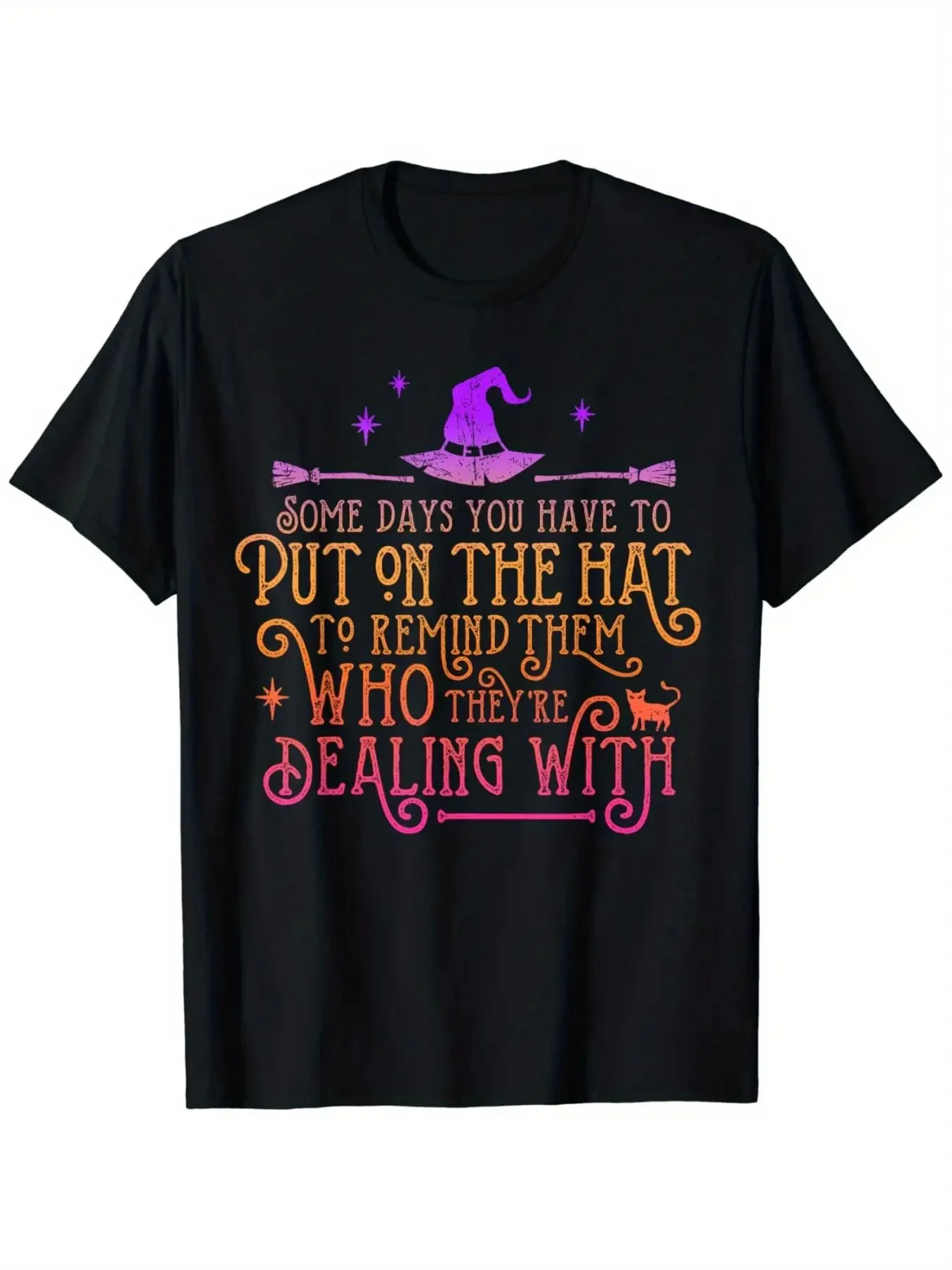 Lustige Hexe – Manchmal muss man einfach einen Hut tragen. Halloween-T-Shirt