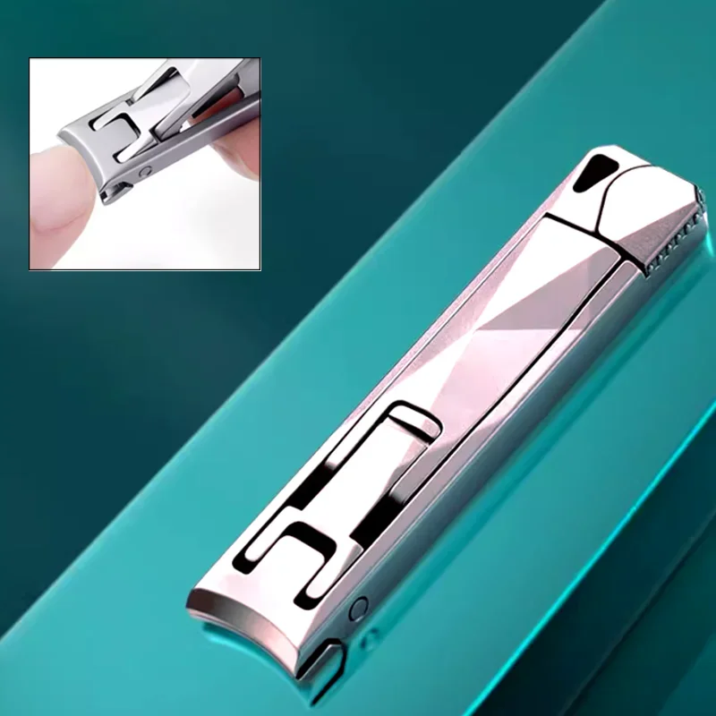 

Набор больших домашних антибрызговых кусачек для ногтей, складные портативные мини-кусачки для ногтей, инструмент для ухода за ногтями