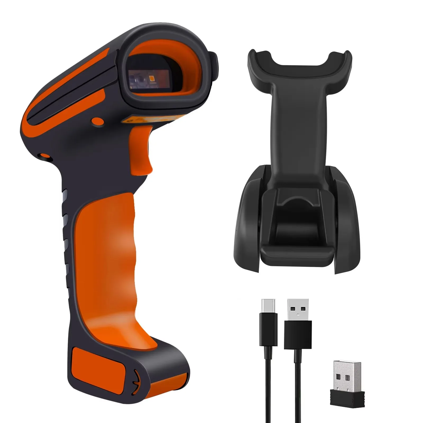 

Laser 2.4G Industrial Barcode Reader with Triple Connection Options for High-Speed Scanning