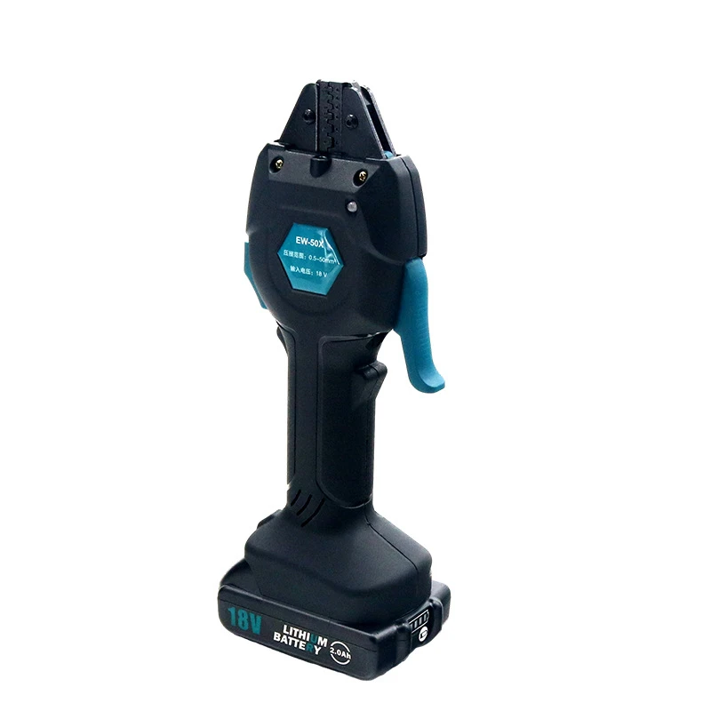 Electric Hydraulic Crimping Tool Cold Crimping Tool Lithium Battery Voltage Wire Terminal Connection Pre-Insulated Tubular Type