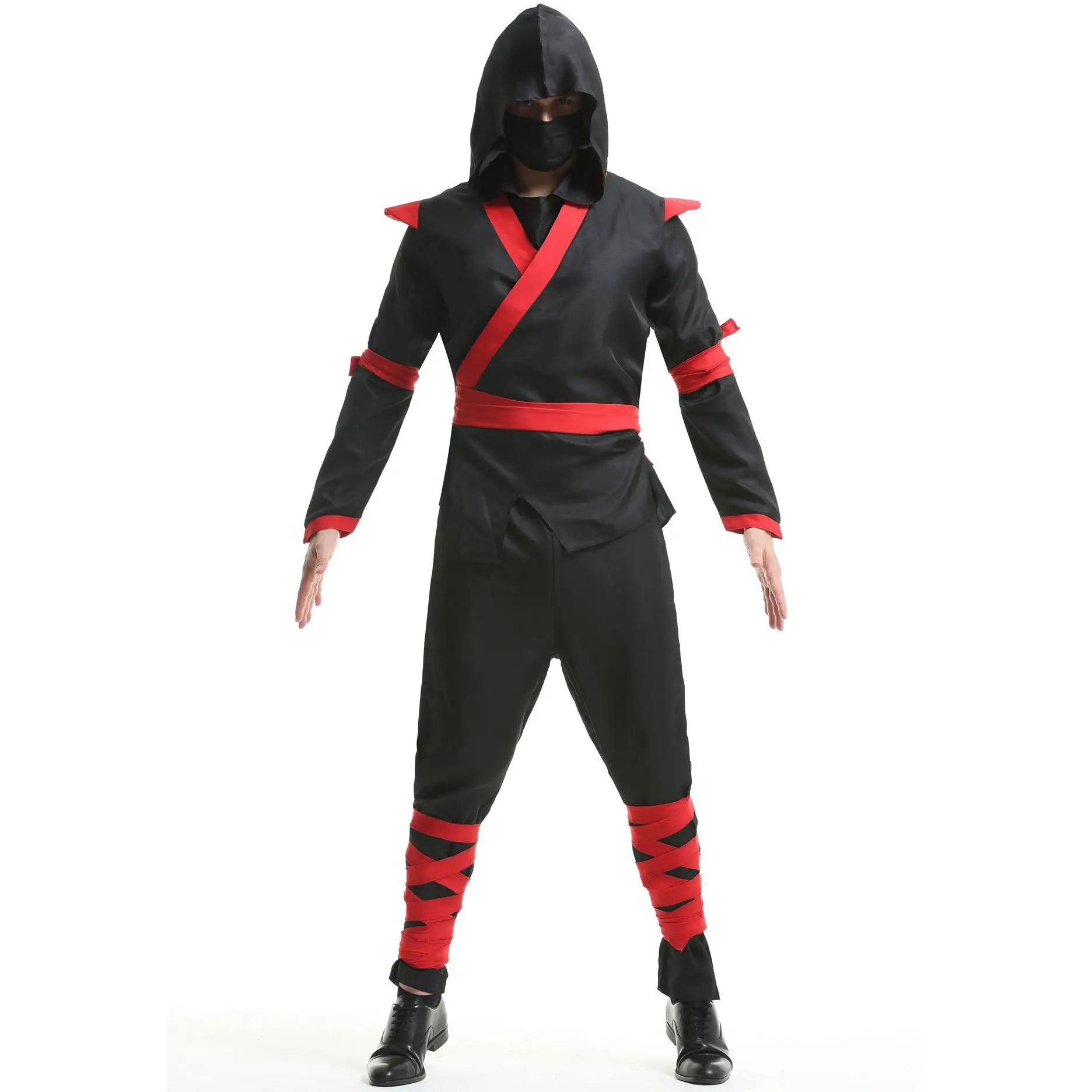 loween Ninja Warrior Costume Samurai orm da uomo Invisibili adow Ninja Outfit Spettacolo teatrale Tradizionale cinese...