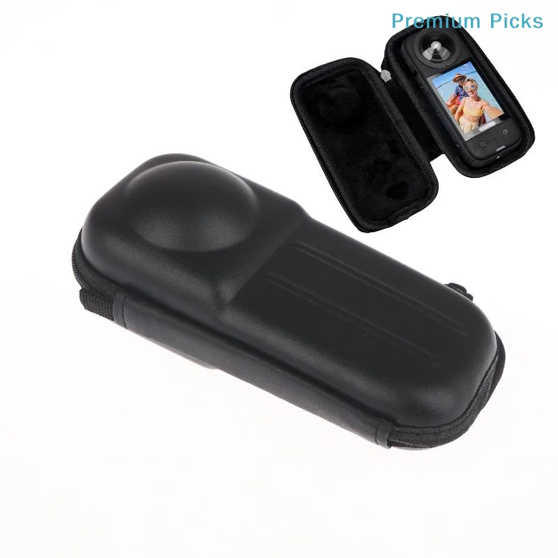 portable1Pcs Sports Camera Parts Storage Bag For Insta360 X4 X5 X3 X2 Accessories PC Lens Anti-fall Protector Cover