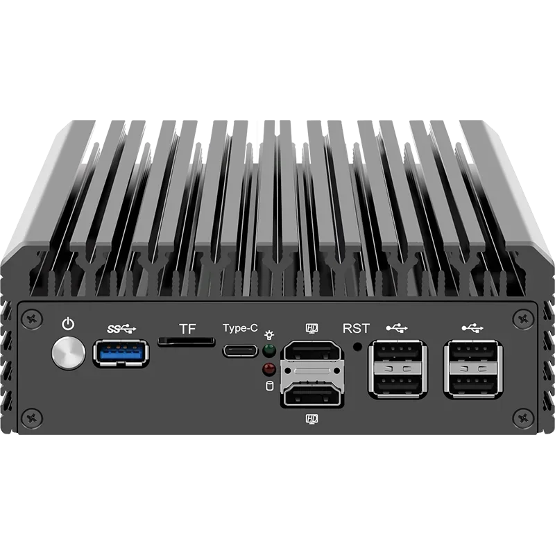 كمبيوتر صغير بدون SZBOX ، جهاز توجيه لين للجدار الناري ، pfSense Proxmox ، 6 رطلا ، 7.5G ، N100 ، DDRVMe ، SSD