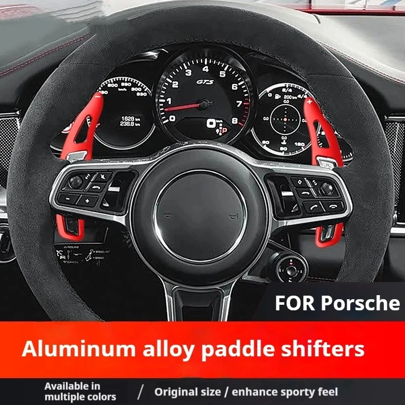 

For Porsche Cayenne 2015-2023 model Aluminum Alloy Car Steering Wheel Gear Shifters Paddle Shift Extension