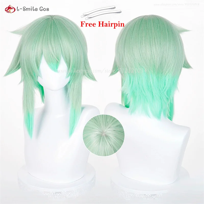

Anime Asada Shino Cosplay Wig Green Gradient 42 Short Wigs For Costumes Cosplay Anime Cosplay Wig Heat Resistant Synthetic Hair