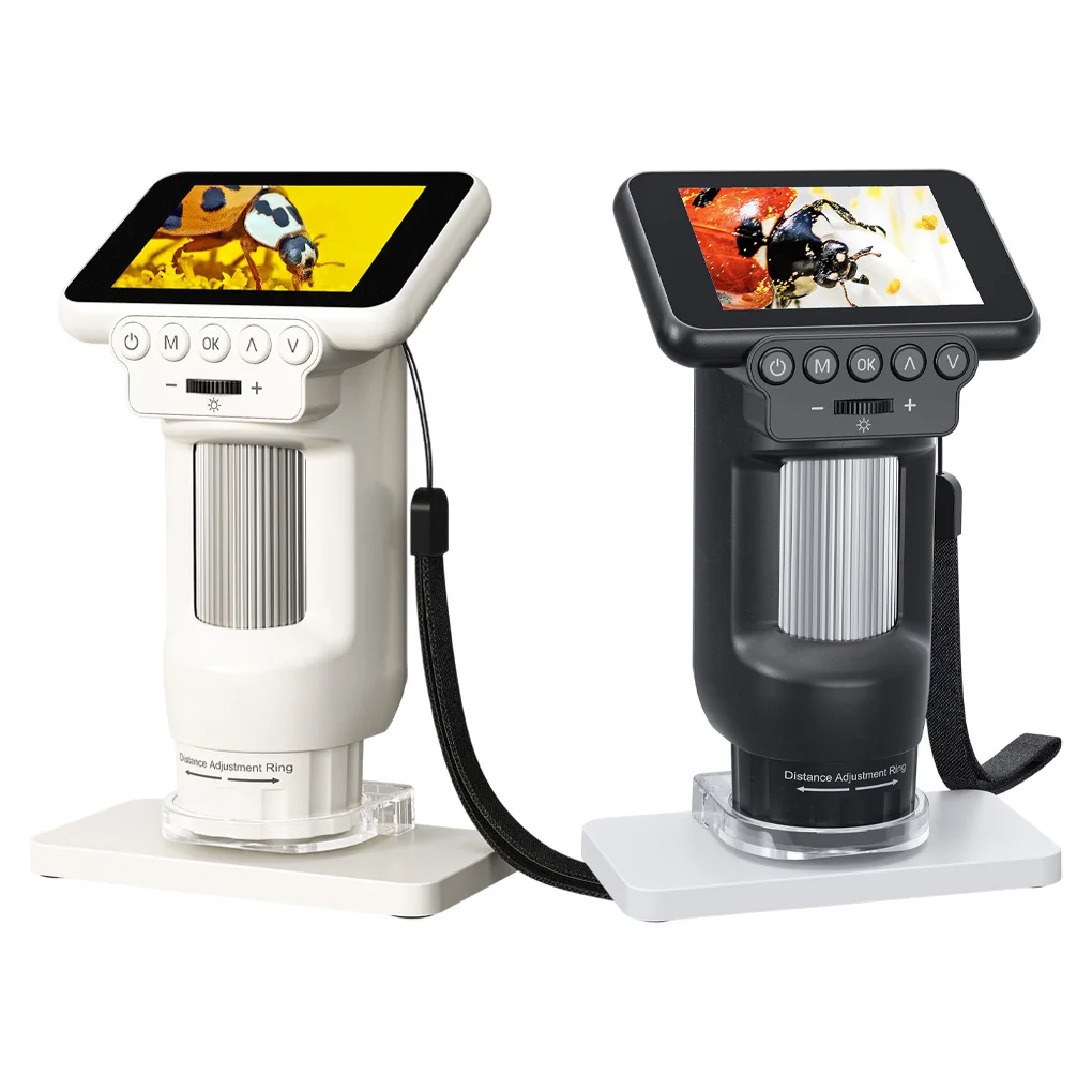 Portable 2.8" LCD Screen Pocket Microscope Kit for Kids USB Coin Magnifier Handheld Microscope For Kids