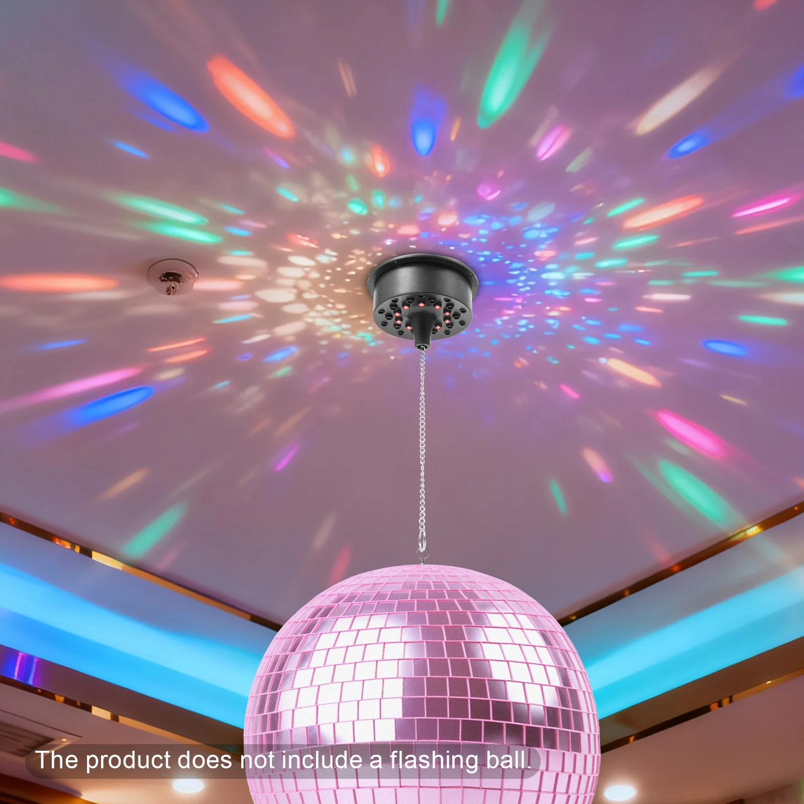 Discokugel-Motor mit Lichtern und Fernbedienung für Partys/Zuhause/Hochzeiten/KTV