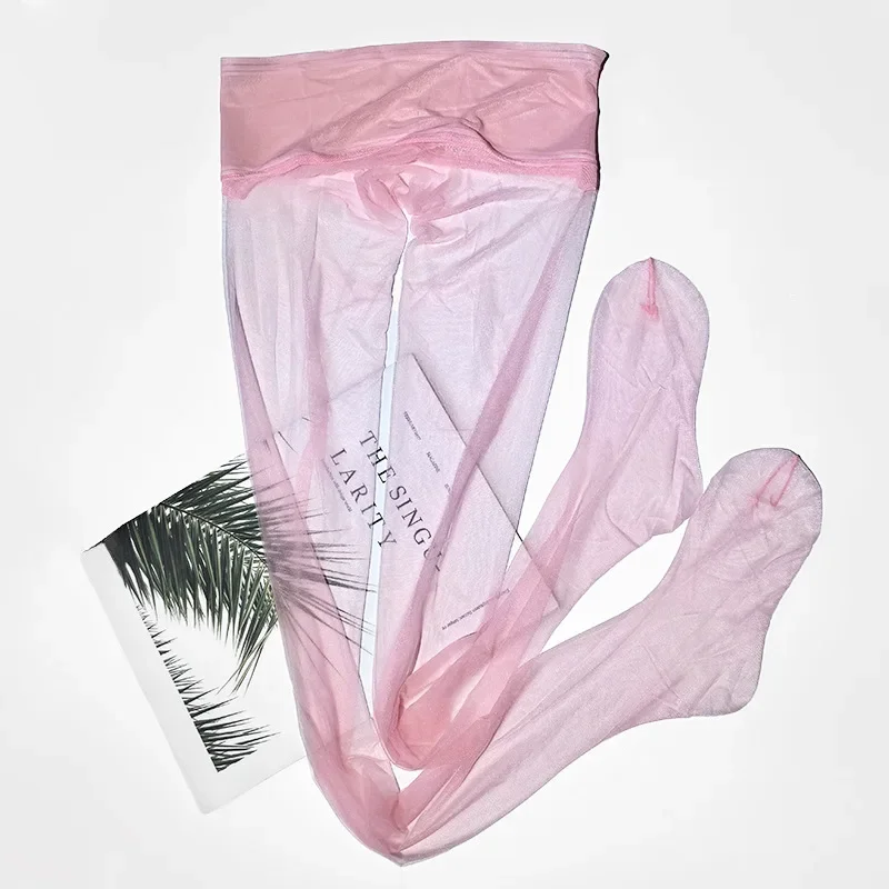 0.01D 울트라 얇은 팬티 스타킹 여성 여름 스타킹 섹시한 투명 메쉬 스타킹 레이디 에로틱 란제리 양말 레그웨어를 통해 봅니다