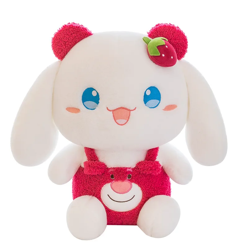 Sanrio Kawaii Peluche Cinnamoroll Bambola di pezza Orso Giocattolo per bambini Compleanno Regalo di Natale Simpatico cuscino forcito Ragazze Sonno Morbido peluche