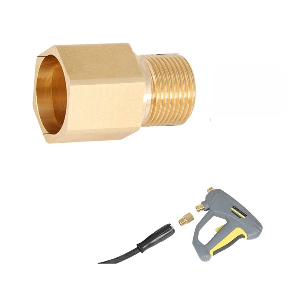 Brass Quick Connect Spray Adapter for High Pressure Water Lines Compatible with Buried Valve Boxes and Fittings