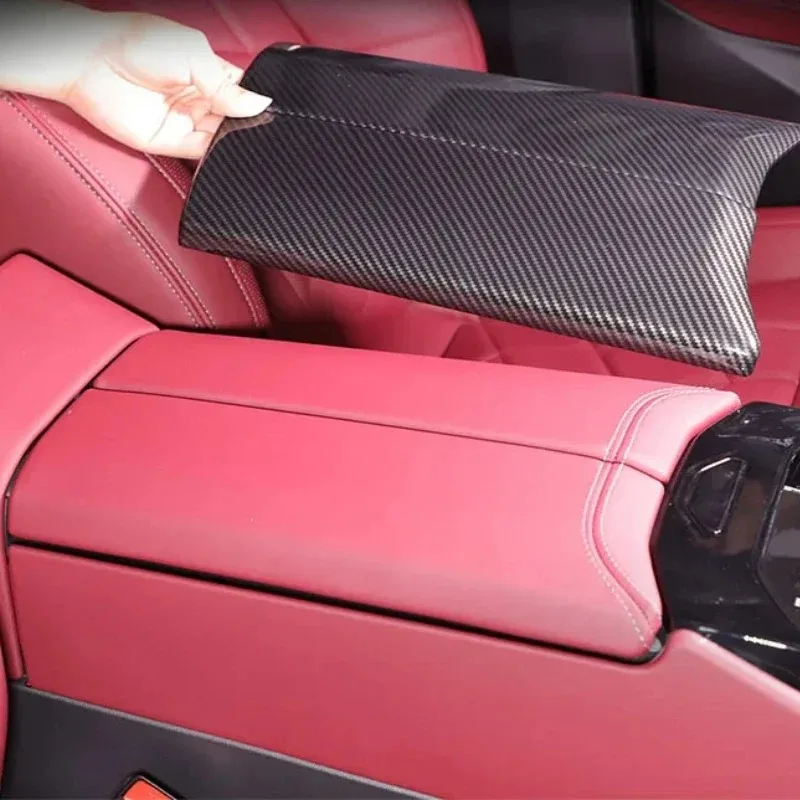para-bmw-serie-5-g60-2024-2026-cubierta-de-fibra-de-carbono-abs-para-la-caja-de-almacenamiento-del-reposabrazos-accesorios-interiores-para-el-automovil