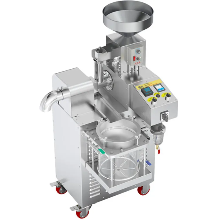 Commercial Soya Oil Press Stainless Steel Groundnut Oil Pressing Machine Domestic With Oil Filter