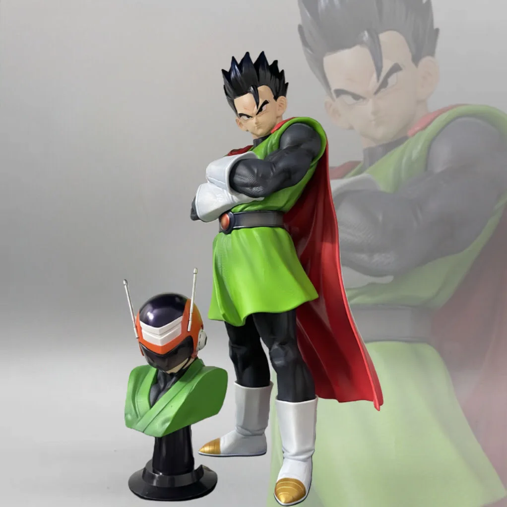 33 cm Dragon Ball Anime Periferico Son Gohan Super Saiyan Action Figures Collezione Saiyaman Modello in PVC Decorazione da scrivania Giocattoli Regali