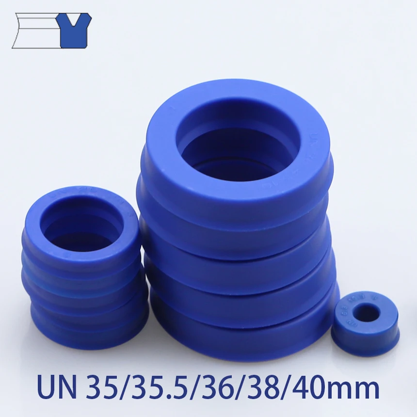 UN UHS 35 35.5 36 38 40mm Polyurethane PU Shaft Piston Rod U Cup Grooved Sealing O Ring Joint Gasket Hydraulic Cylinder Oil Seal