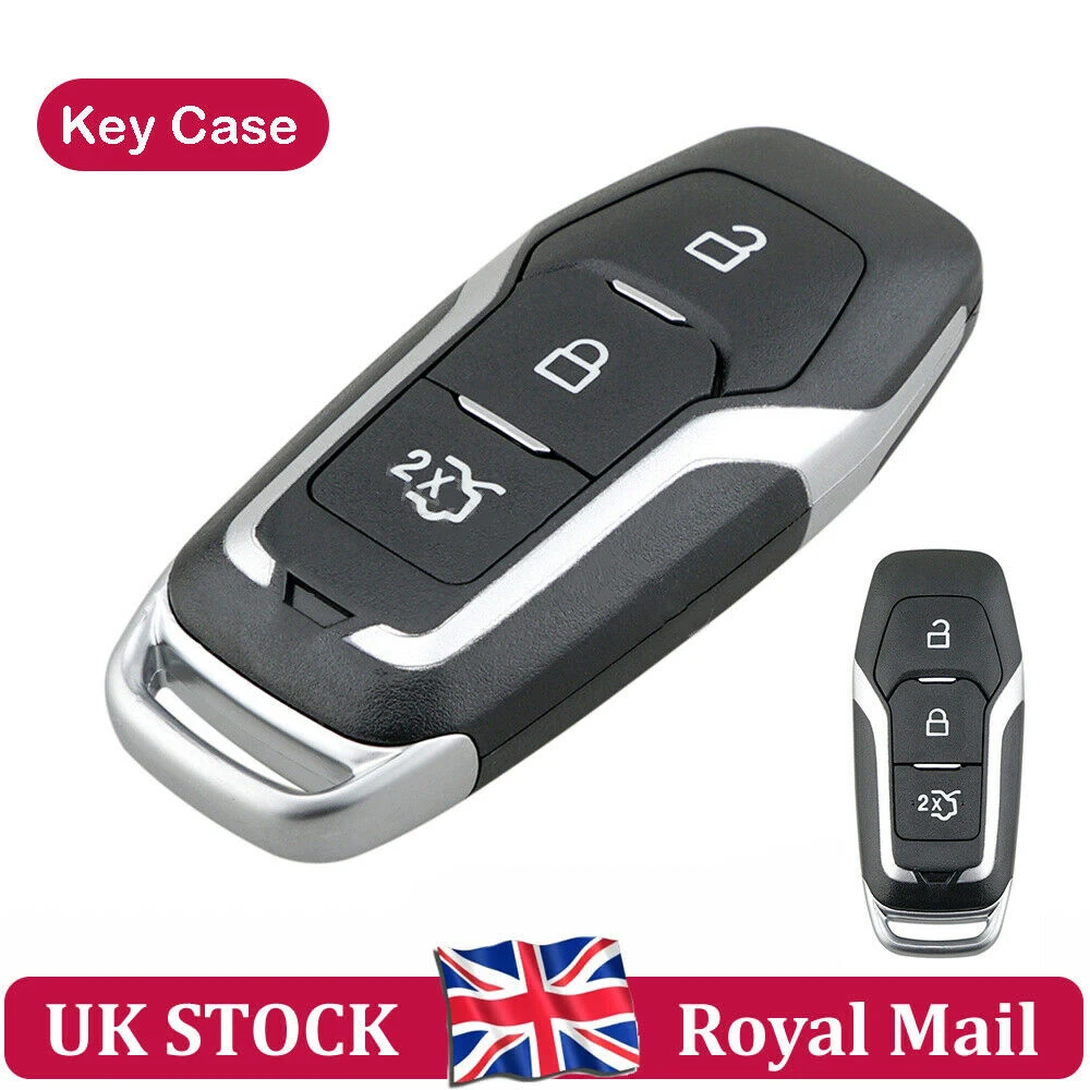 Smart Remote Car Key Shell Case 3 4 5 Buttons Keyless Go Replacement For Ford Fusion Explorer Edge Mustang Mondeo Kuka 2013 2018