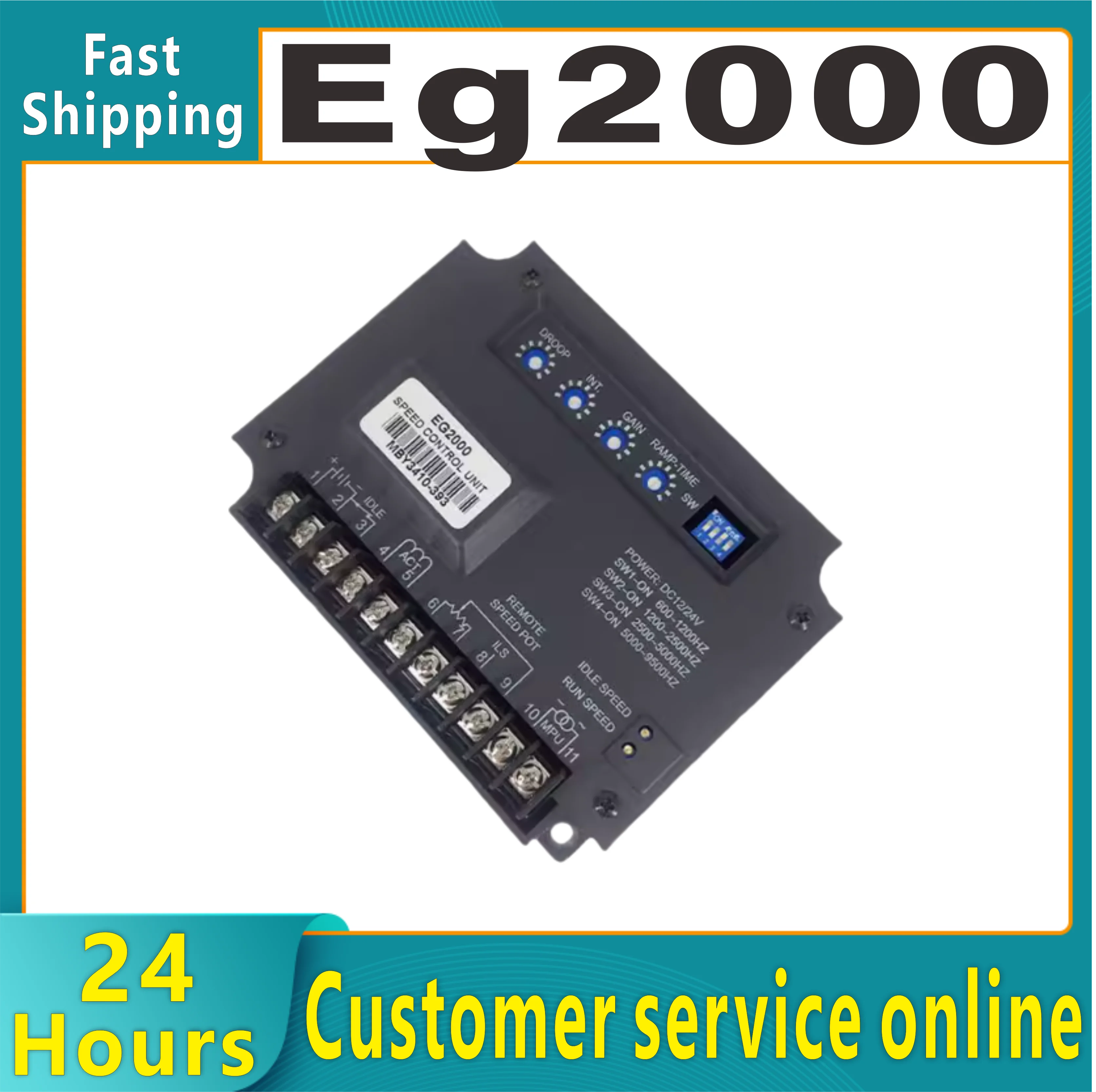 

Original EG2000 diesel engine generator set accessories, speed regulator, automatic electronic speed controller