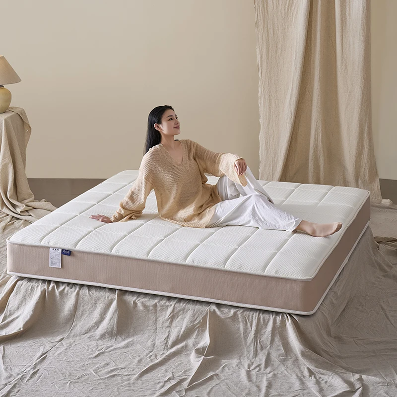 Colchón de esponja de doble tela para Hotel, colchón de espuma doble suave y grueso, Colchon para dormir profundo, muebles de dormitorio matrimoniales